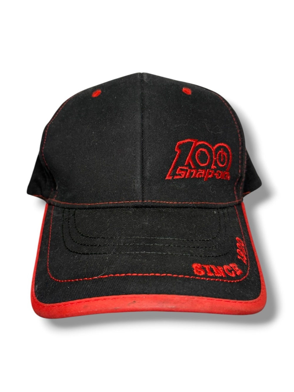 100 Snap-On Tools Black Baseball Cap Adjustable Embroidered Logo One Size